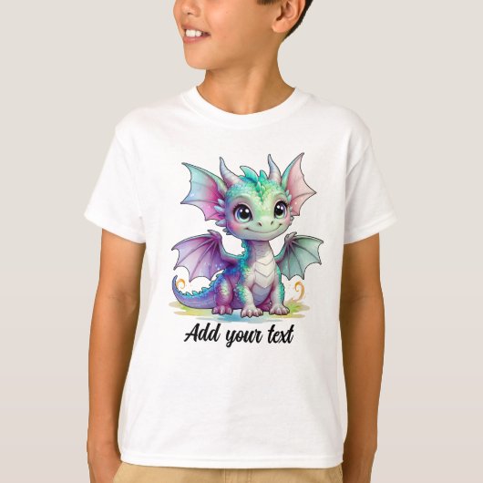 Pastel Baby Dragon T-Shirt Tシャツ (正面)
