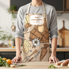 Pastel Bakery Branding エプロン