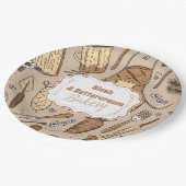 Pastel Bakery Branding ペーパープレート (アングル)