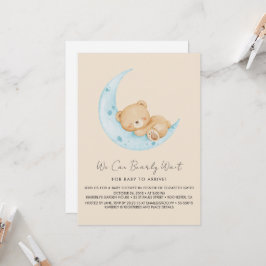 Pastel Balloon Baby Shower 招待状