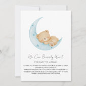 Pastel Balloon Baby Shower 招待状 (正面)