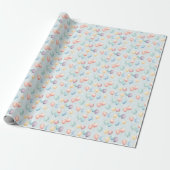 Pastel Balloon Nursery Pattern, Soft Rainbow Boys  ラッピングペーパー (アンロールド)