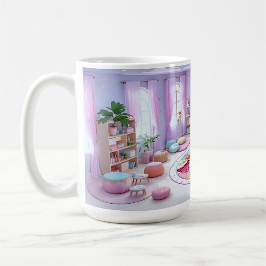 Pastel Baroque コーヒーマグカップ (左)