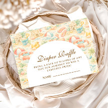 Pastel Beach Animals  Diapper Raffle