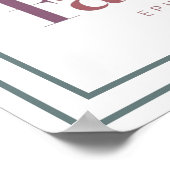 Pastel Blessed And Favored Ephesians 1 3 Scripture ポスター (角)