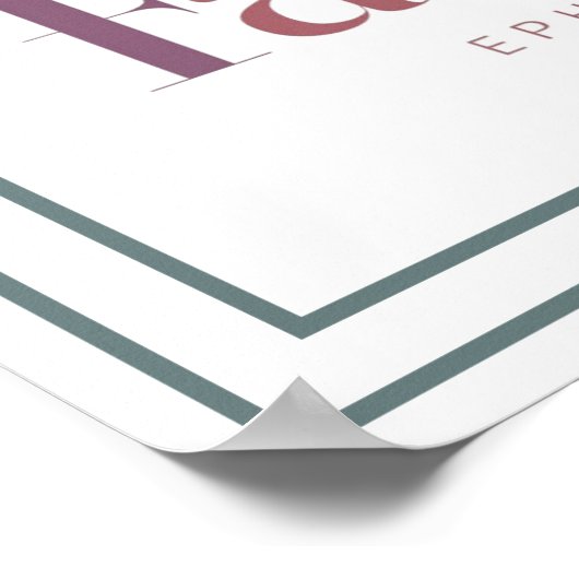 Pastel Blessed And Favored Ephesians 1 3 Scripture ポスター (角)