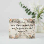 Pastel Blessings: A Heartfelt Thank You ポストカード (スタンド正面)