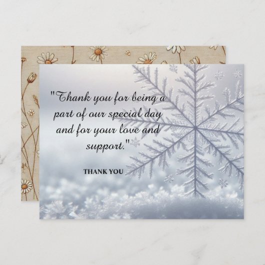 Pastel Blessings: A Heartfelt Thank You ポストカード (正面/裏面)