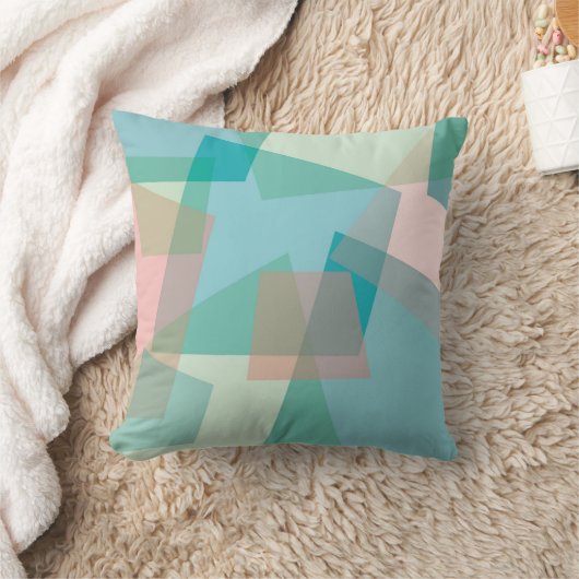 Pastel blokken クッション (ブランケット)