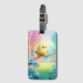 “Pastel Bloom – Elegant Floral Phone Case Design” ラゲッジタグ (正面縦)