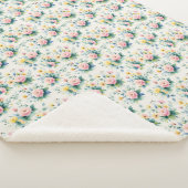 pastel blossom field シェルパブランケット (3/4)