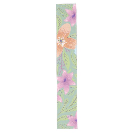 Pastel Blossom Table Runner ロングテーブルランナー (正面)
