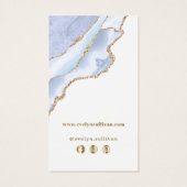 pastel blue agateパッケージの挿入 (裏面)