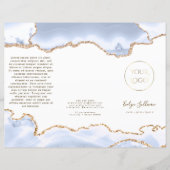 pastel blue agate brochure (正面)