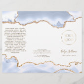 pastel blue agate brochure (正面)
