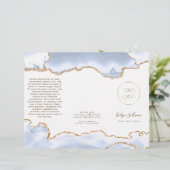 pastel blue agate brochure (スタンド正面)