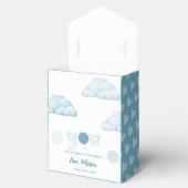 Pastel Blue Balloon & Cloud Boy Birthday フェイバーボックス (オープン)