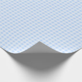 Pastel Blue Gingham Wrapping Paper ラッピングペーパー (角)
