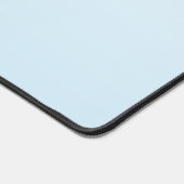 Pastel Blue Gradient Calligraphy Personalized デスクマット (コーナー)