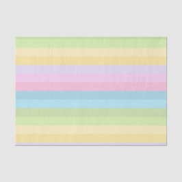 PASTEL BLUE GREEN YELLOW PINK PURPLE STRIPES 薄葉紙