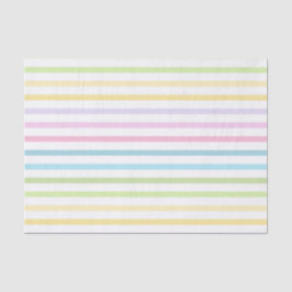 PASTEL BLUE GREEN YELLOW PINK PURPLE STRIPES 薄葉紙