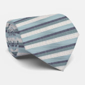 Pastel Blue Pink Magenta Textured Striped Pattern ネクタイ (ロール)