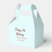 Pastel blue red happy 16th birthday name date eleg フェイバーボックス (裏面サイド)