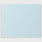 Pastel Blue Scallop Stripe Gift Wrap for Spring ラッピングペーパー (フラット)