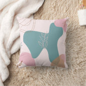 Pastel Boho Botanical Art  クッション (ブランケット)