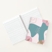 Pastel Boho Botanical Art ノートブック (内部)