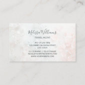 Pastel Boho Flowers Logo 名刺 (裏面)