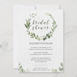 Pastel Bouquet Bridal Shower Invitation Floral 招待状