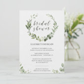 Pastel Bouquet Bridal Shower Invitation Floral 招待状 (スタンド正面)