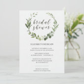 Pastel Bouquet Bridal Shower Invitation Floral 招待状 (スタンド正面)