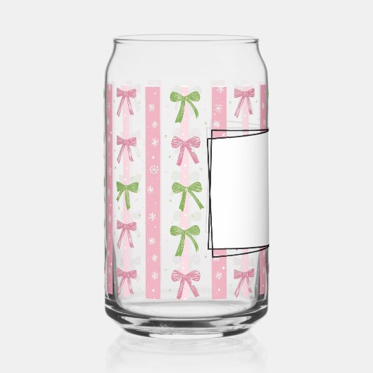 Pastel Bow ガラス缶 (正面)