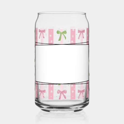 Pastel Bow ガラス缶 (左)