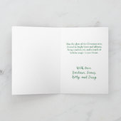 Pastel Bows Ribbons Christmas Tree Card シーズンカード (内部)