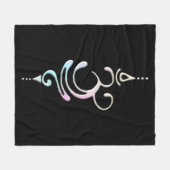 Pastel Breathe フリースブランケット (正面(横))