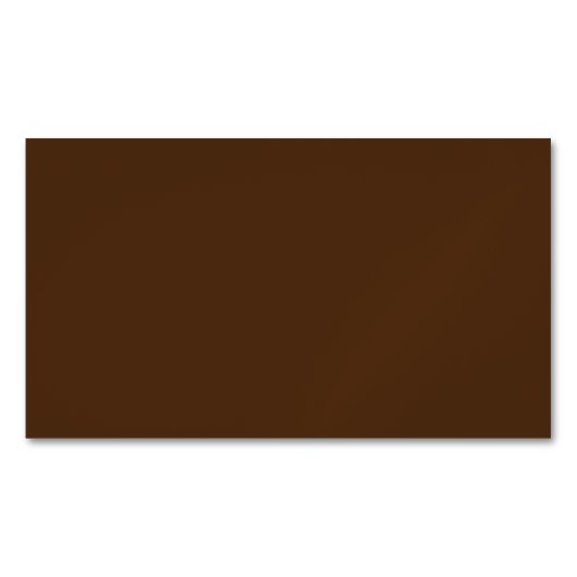 Pastel Brown,Pine Cone,Puce, マグネット名刺 (正面)