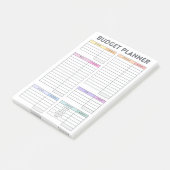 Pastel Budget Planner Layout ポストイット (アングル)