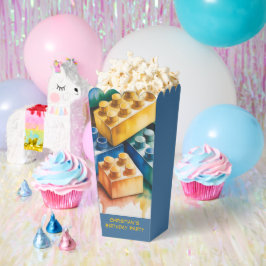 Pastel Building Block Splash Boy Birthday Party フェイバーボックス