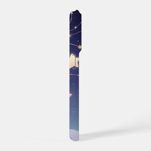 Pastel Bunny Phone Case –Kawaii Star Rabbit iPhone iPhoneケース (右側面)