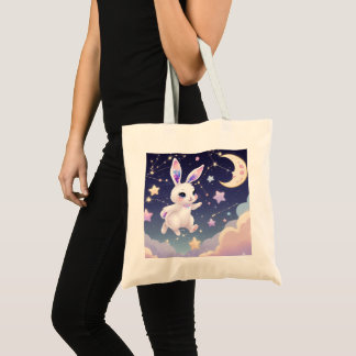 Pastel Bunny Tote Bag – Celestial Kawaii Rabbit トートバッグ