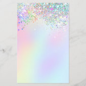 pastel butterfly beauty salon flyer チラシ (裏面)