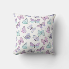 Pastel Butterfly Dream Pillow クッション