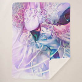 Pastel Cat Dreamscape  シェルパブランケット