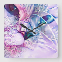 Pastel Cat Dreamscape  スクエア壁時計