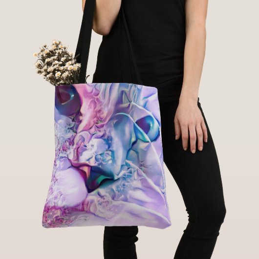 Pastel Cat Dreamscape  トートバッグ (クローズアップ)