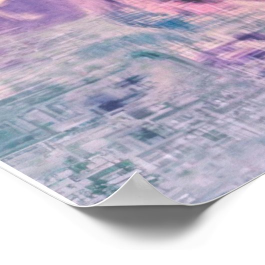 Pastel Cat Dreamscape ポスター (角)