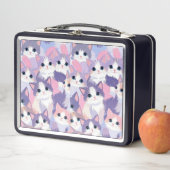 Pastel Cats Metal Lunchbox メタルランチボックス (インサイチュ)